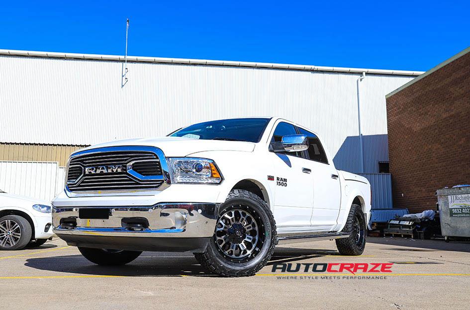 DODGE RAM CRUSH GLOSS BLACK DOUBLE DARK TINT
